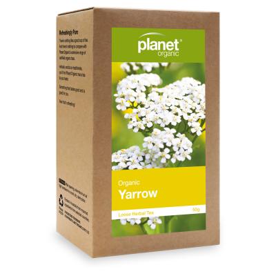 Planet Organic Organic Yarrow Loose Leaf Tea 50g